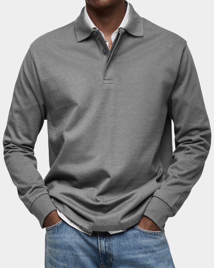 Polo de Otoño de Punto Texturizado