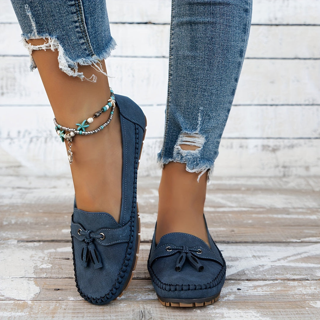 Rosario | Mocasines con Borlas