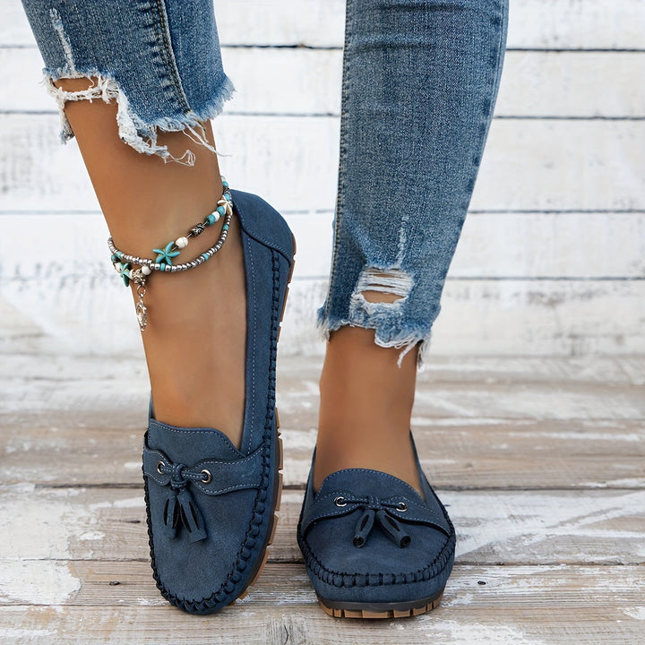 Rosario | Mocasines con Borlas