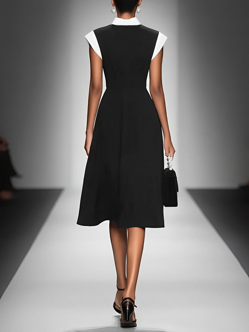 Ariadna | Vestido Midi de Escote Cuadrado