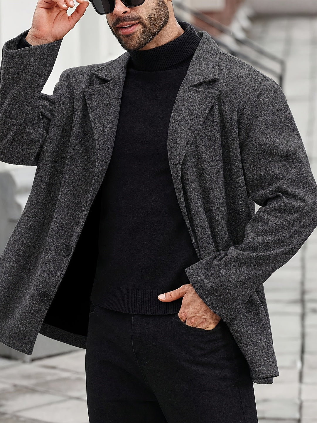 Krijn | Abrigo de Espiga para Hombre