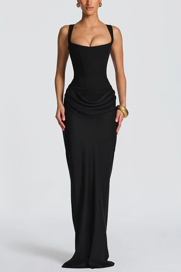 Mariana | Vestido Maxi de Escote Cuadrado