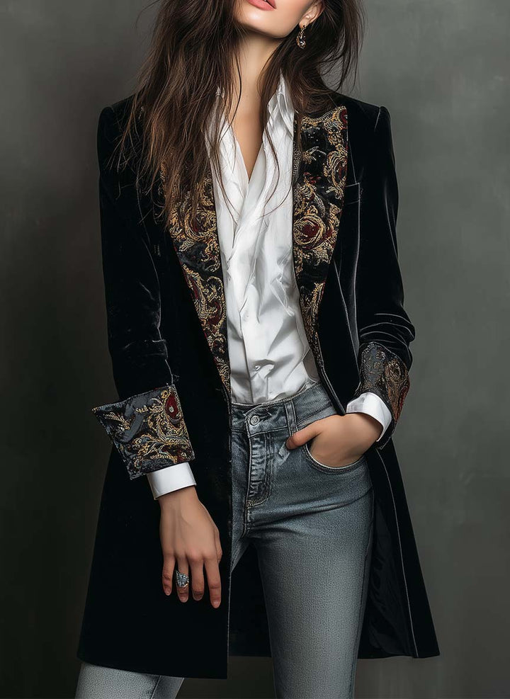 Léontine | Blazer Barroco Negro