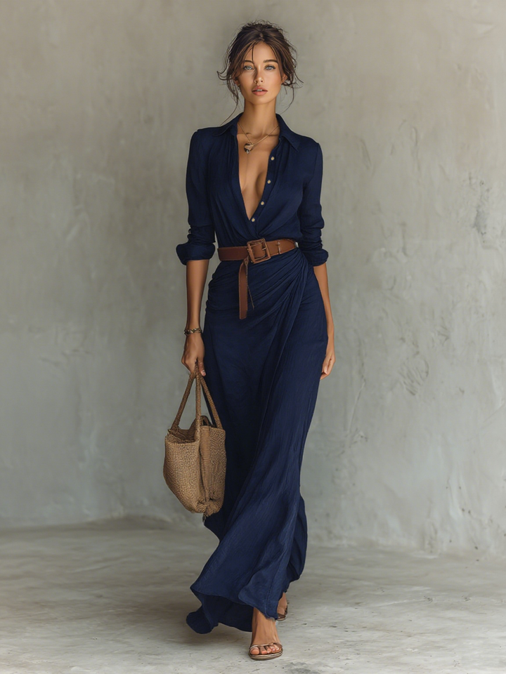 Jimena | Vestido Largo Casual