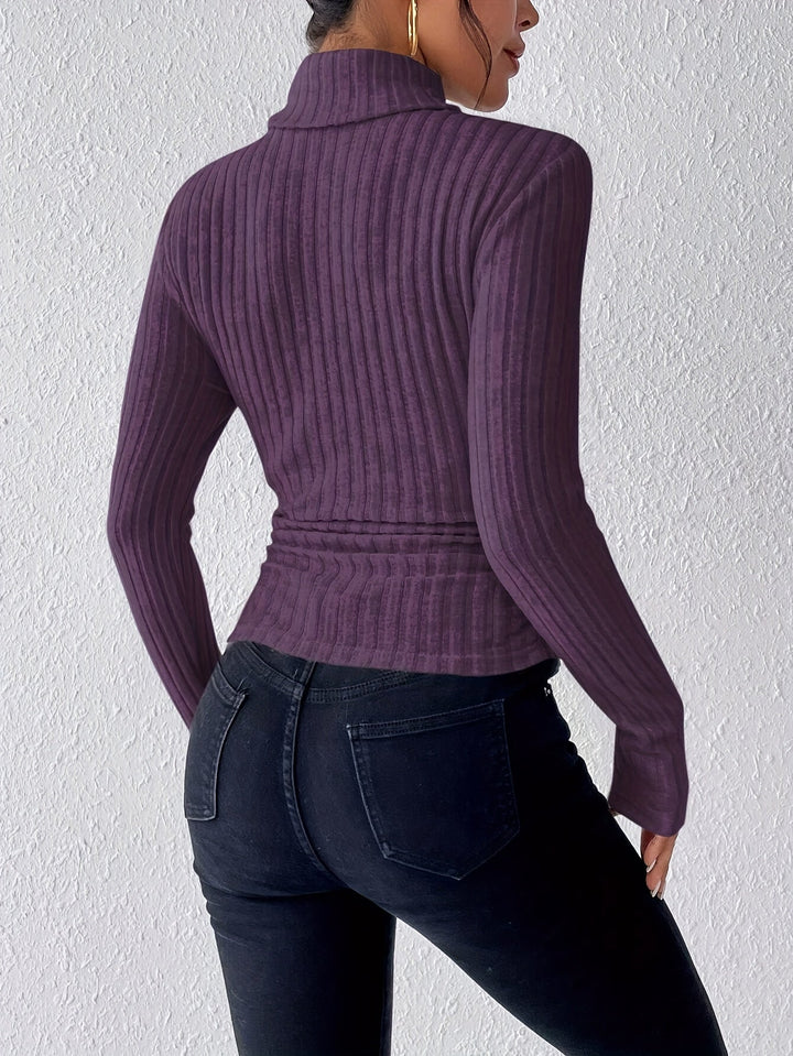 Laura | Jersey Casual de Cuello Alto