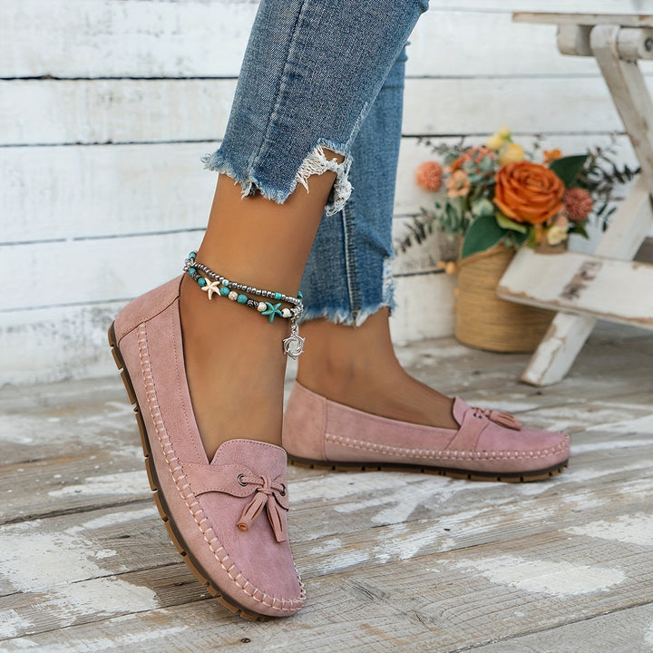 Rosario | Mocasines con Borlas