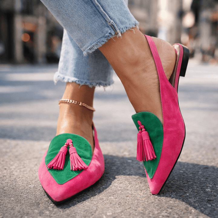 Savannah | Hand-Finished Tassel Strap Sandals
