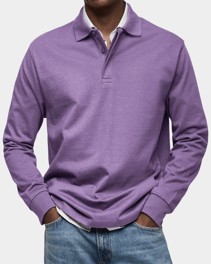 Polo de Otoño de Punto Texturizado