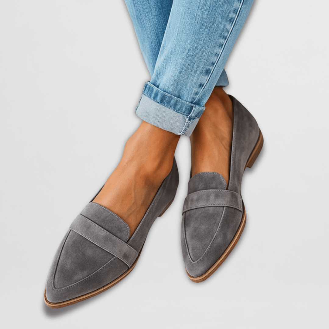 Elena | Zapatillas Suaves de Ante