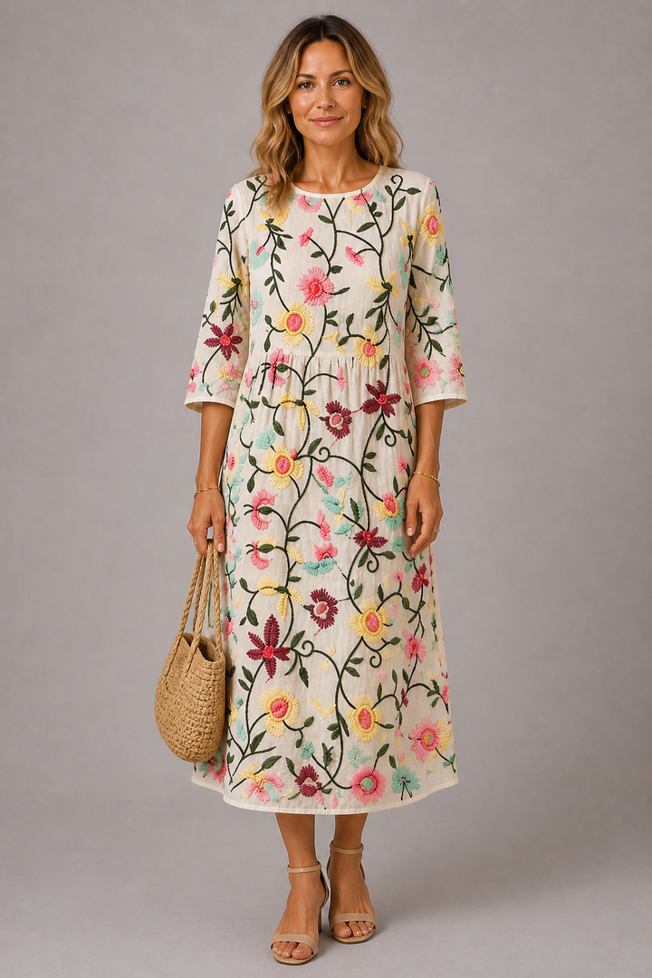 Flora Bliss | Vestido Midi Floral