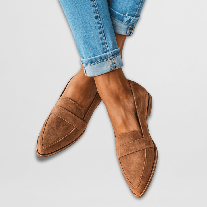 Elena | Zapatillas Suaves de Ante