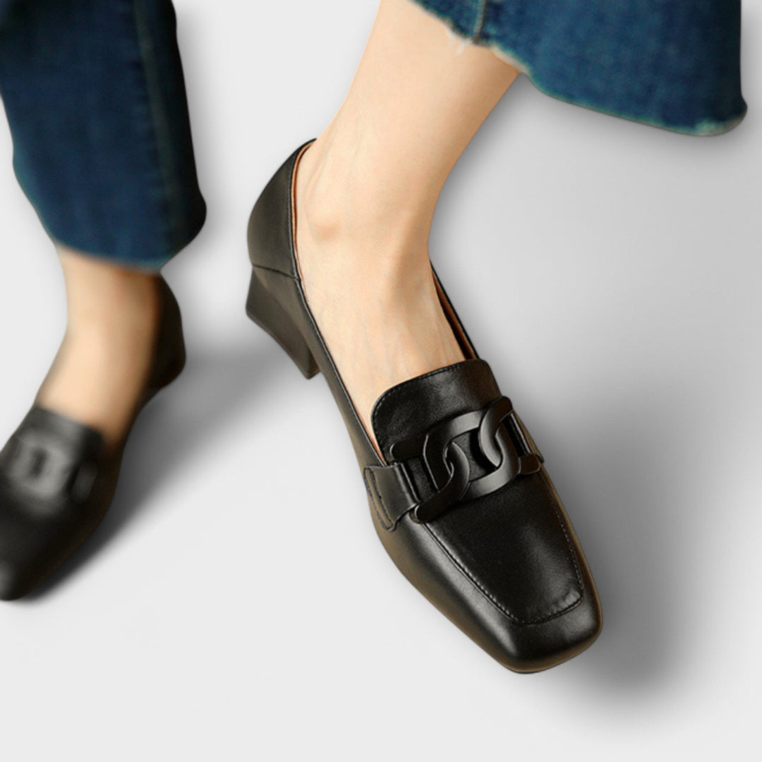Mónica | Zapatillas de Casa de Cuero