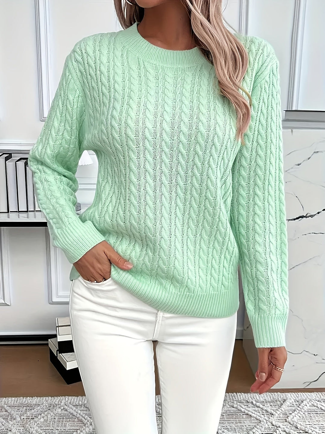 Lynn | Jersey de Punto Trenzado