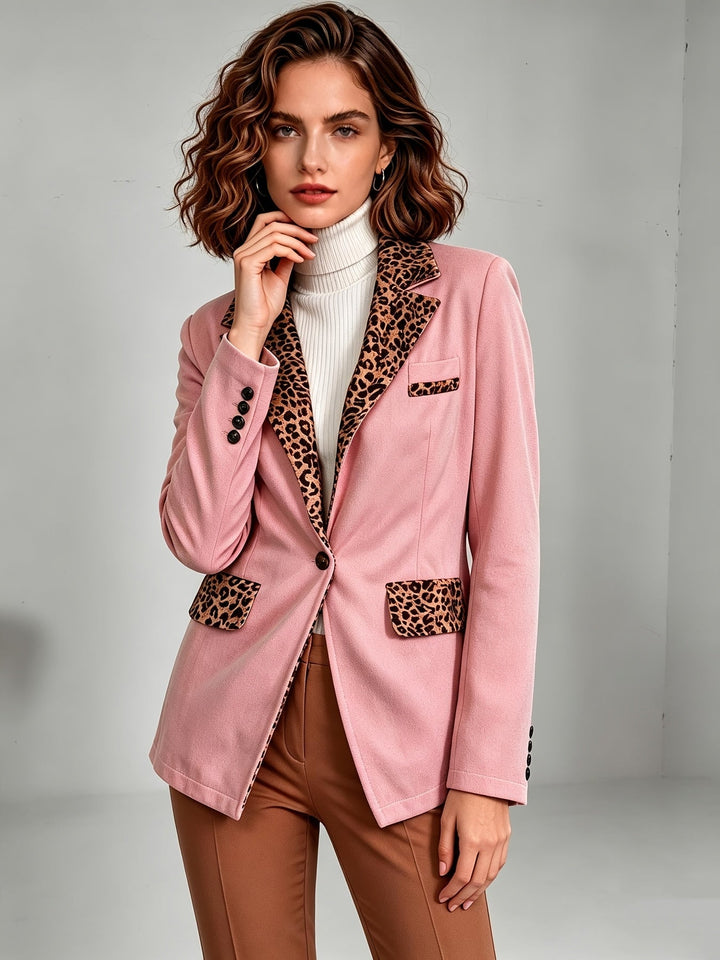 Clementina | Blazer Rosa de Terciopelo