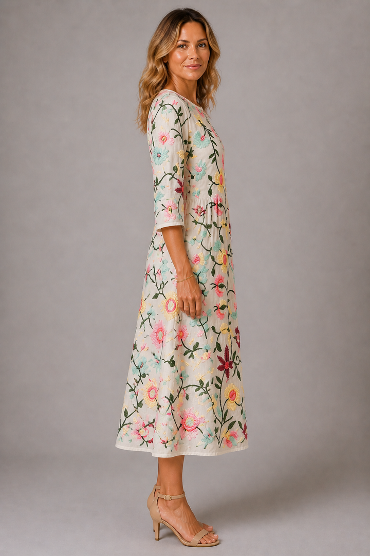 Flora Bliss | Vestido Midi Floral