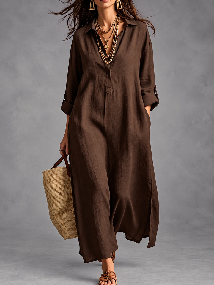Tina | Vestido Maxi de Invierno