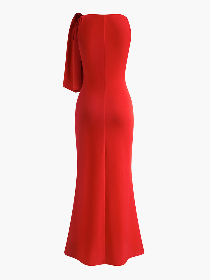 Vestido Largo sin Mangas con Nudo “Beloved”