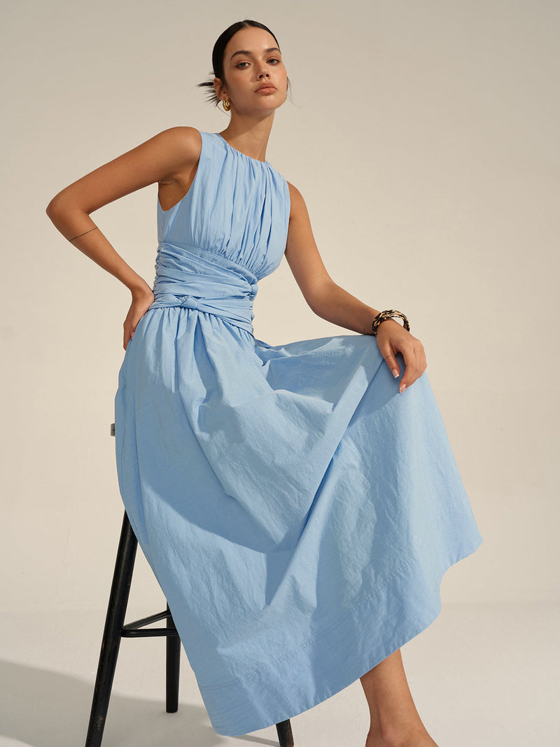 Elegant Knit Maxi Dress