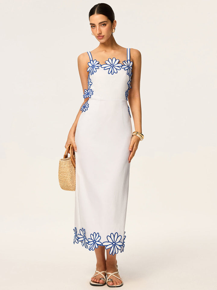 Vestido Maxi Floral con Moño