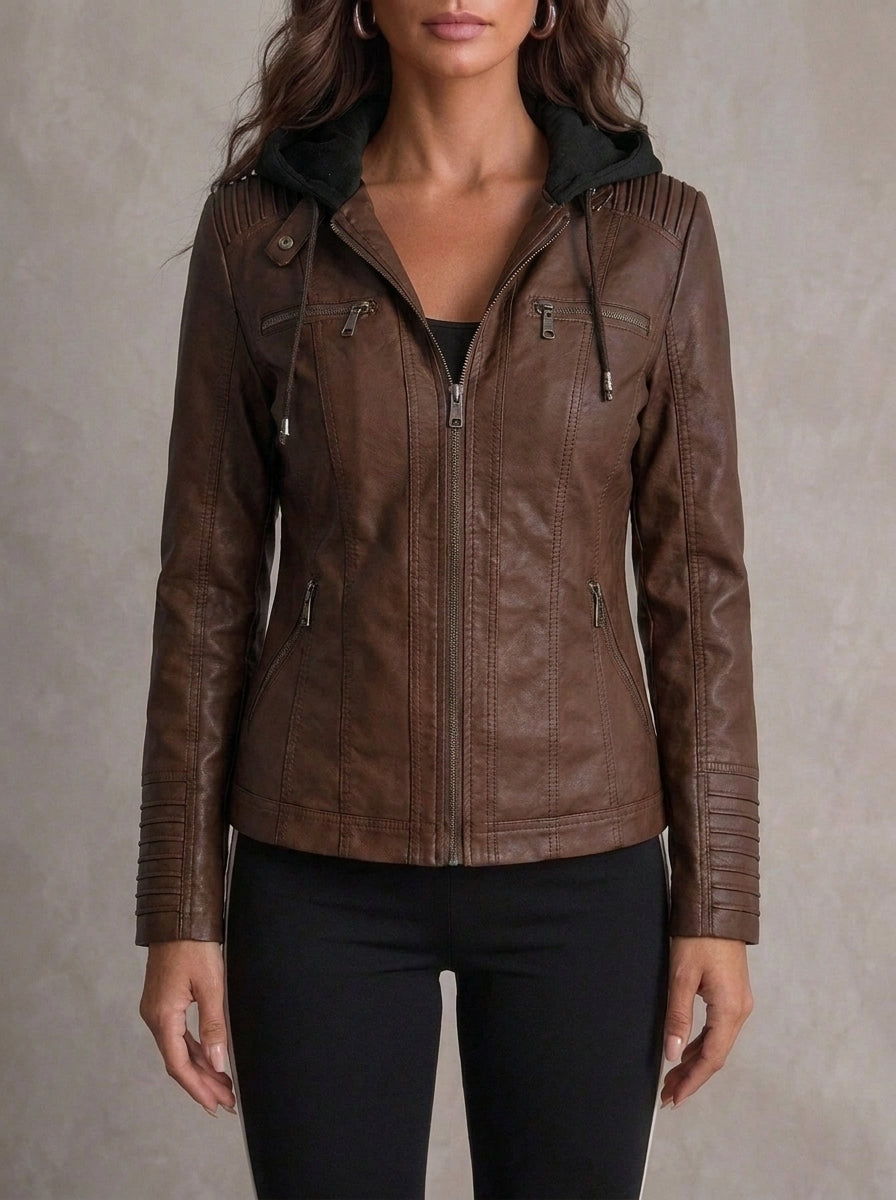 Asunción | Chaqueta Elegante de Cuero