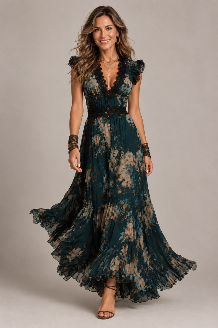 Wendy | Vestido Maxi Floral