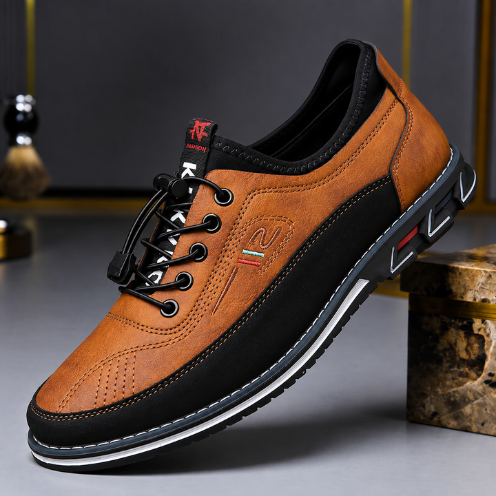 Zapatos de Cuero sin Cordones para Hombre