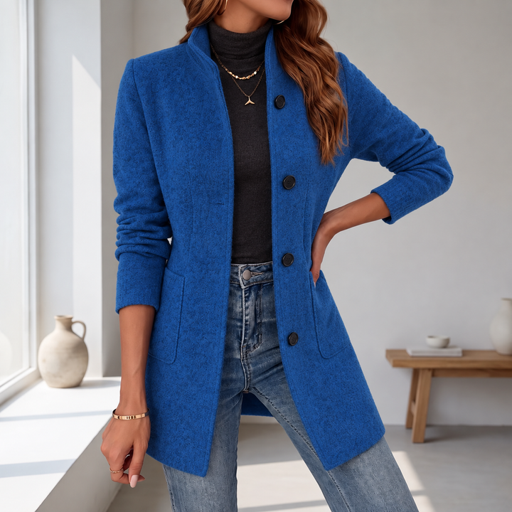 Chaqueta de Mujer de Cuello Alto