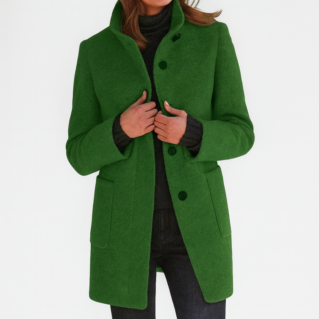 Chaqueta de Mujer de Cuello Alto