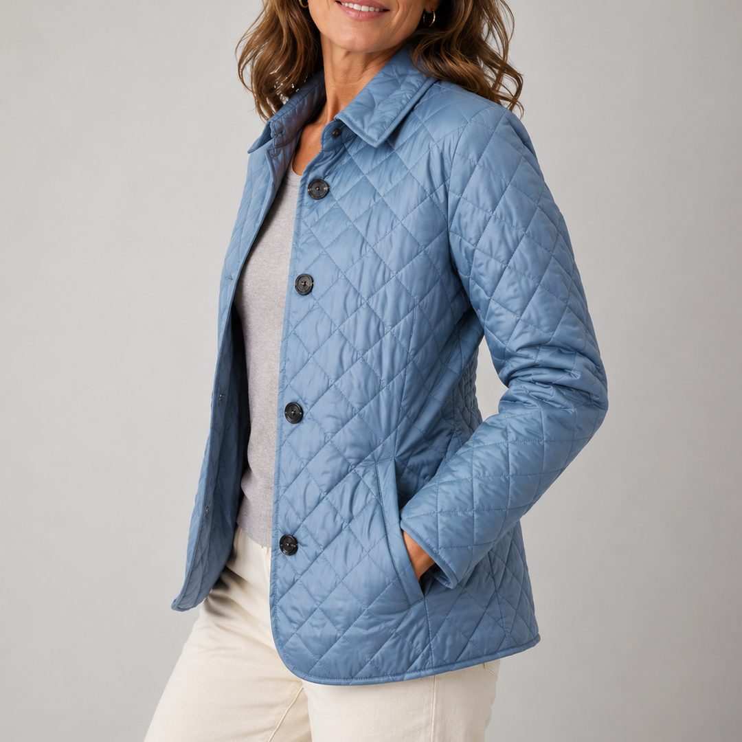 Chaqueta acolchada ligera Iria en color azul