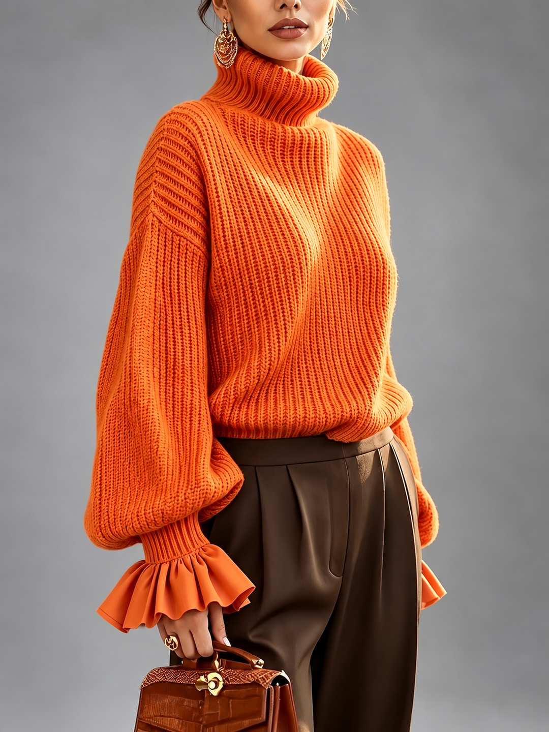 Rosa | Jersey de Cuello Alto
