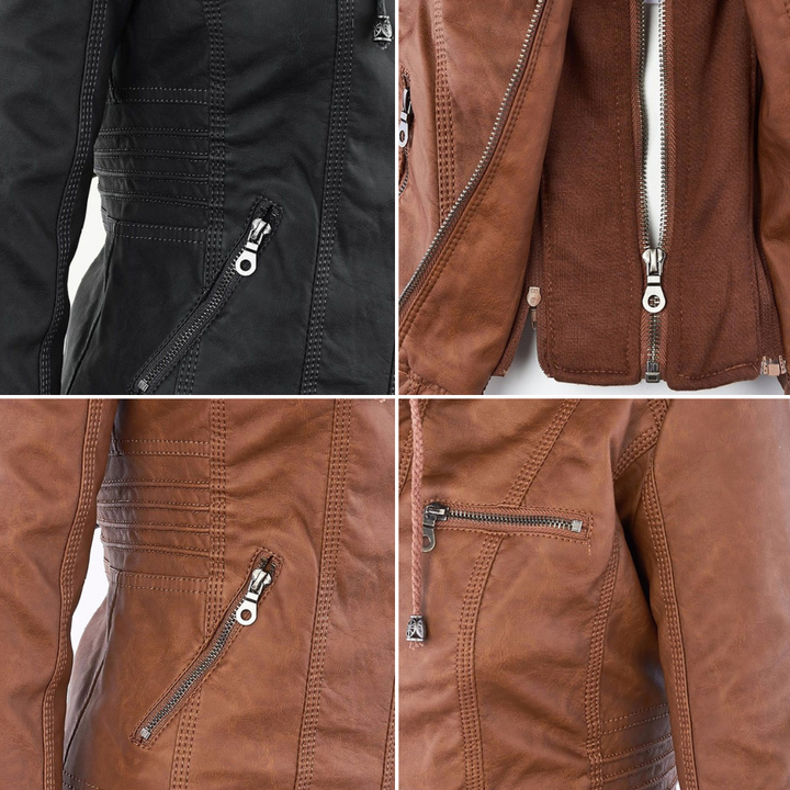 Chaqueta de Cuero Renata
