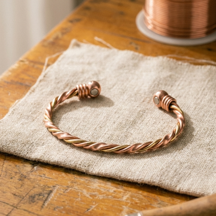 Ríos | Pulsera de Cobre Retorcido