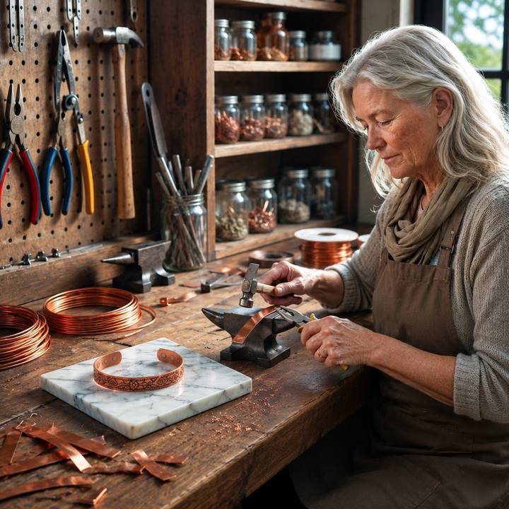 Tobillera de Cobre