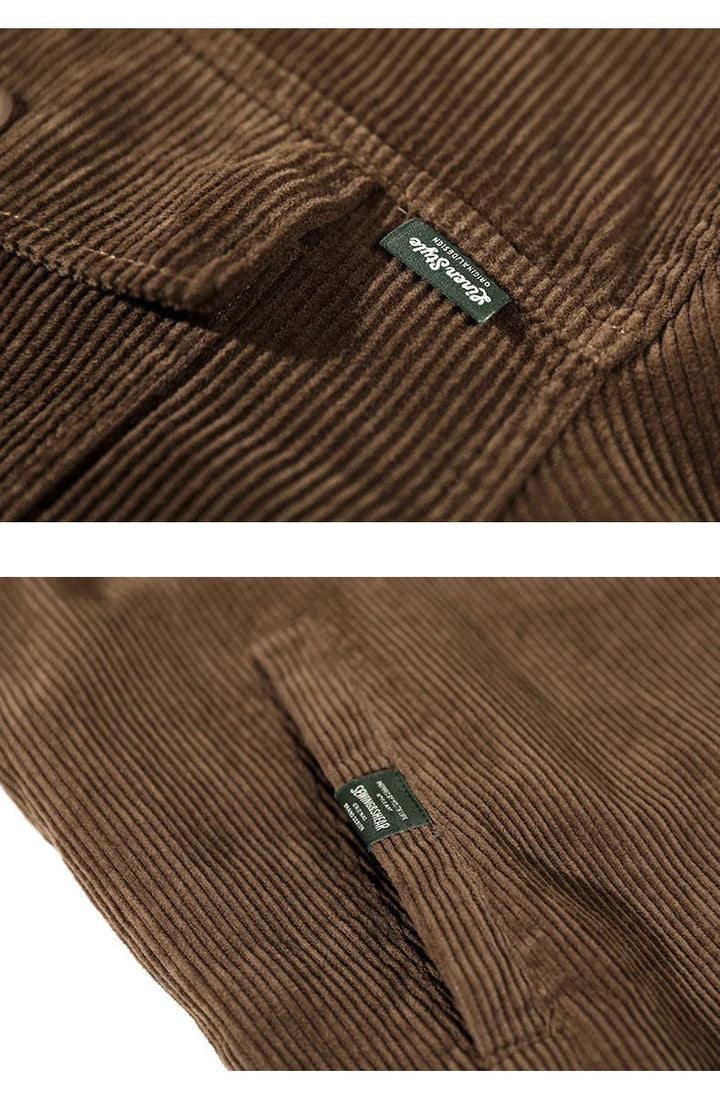 Cord Blend Shirt - Textured Surface & Easy Layering