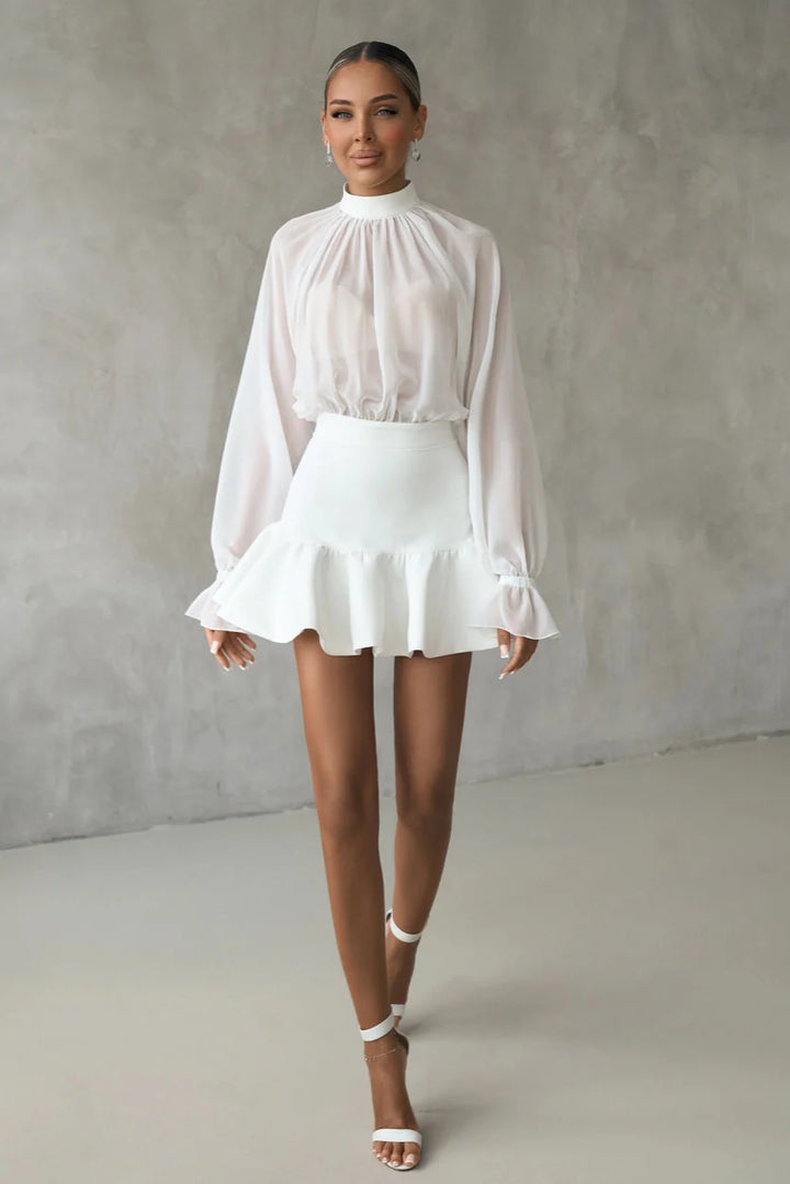 Noire Ivory 2-Piece Mini Dress