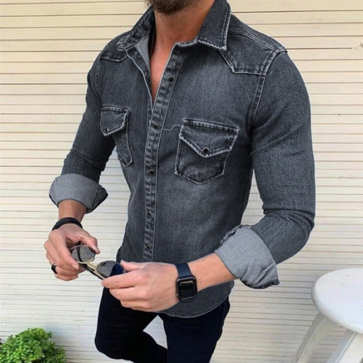 Denim Blend Shirt – Slim Shape And Durable All Day Wear