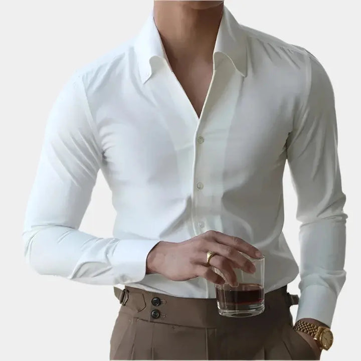Dress Shirt - Tailored Slim Shape And Ease Of Movement