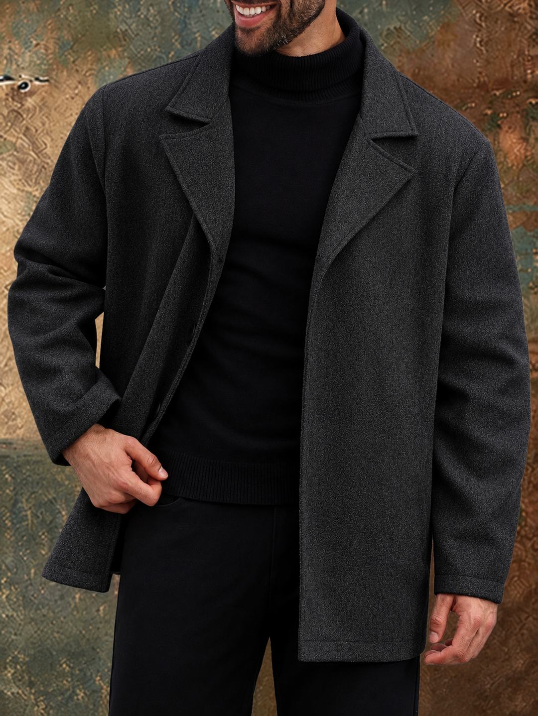 Krijn | Abrigo de Espiga para Hombre