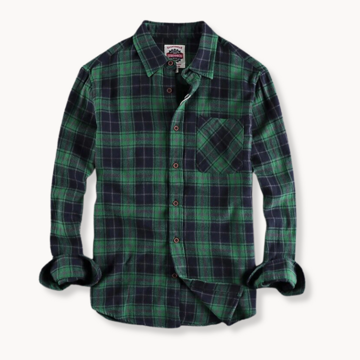 Flannel Shirt - Brushed Blend Finish & Chest Pocket Storage