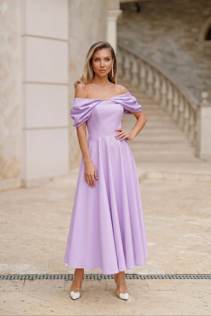 Positano Lilac Midi Dress