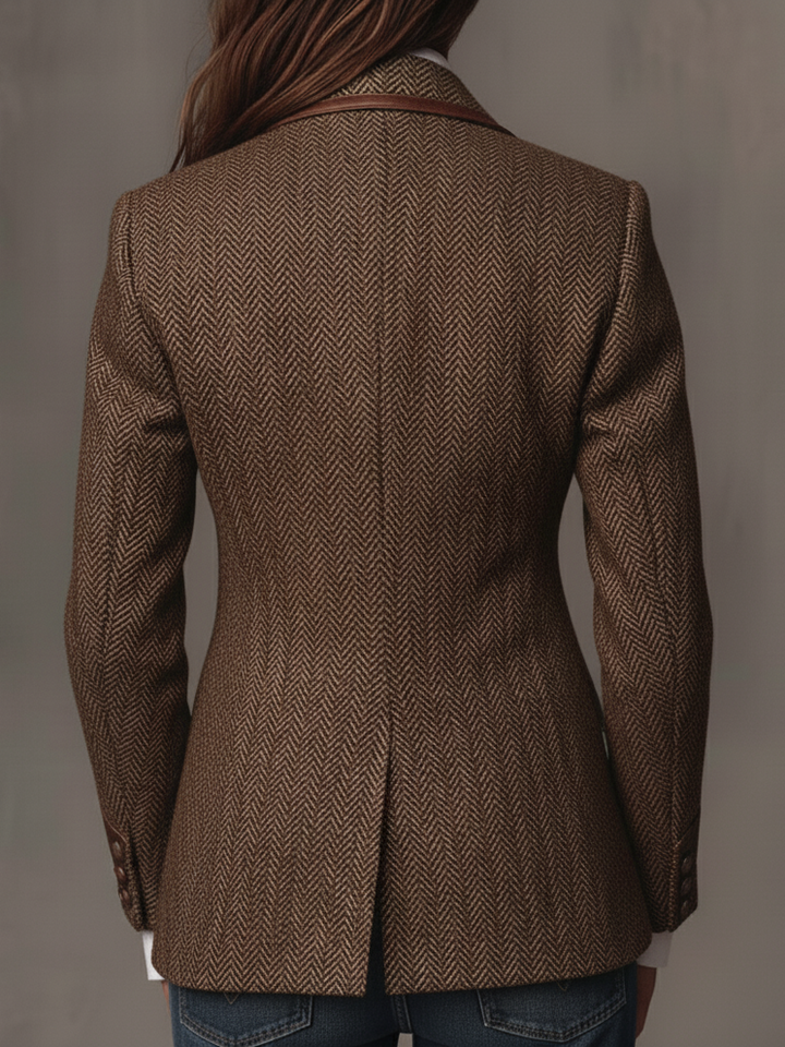 Gisèle | Blazer con Paneles Chevron