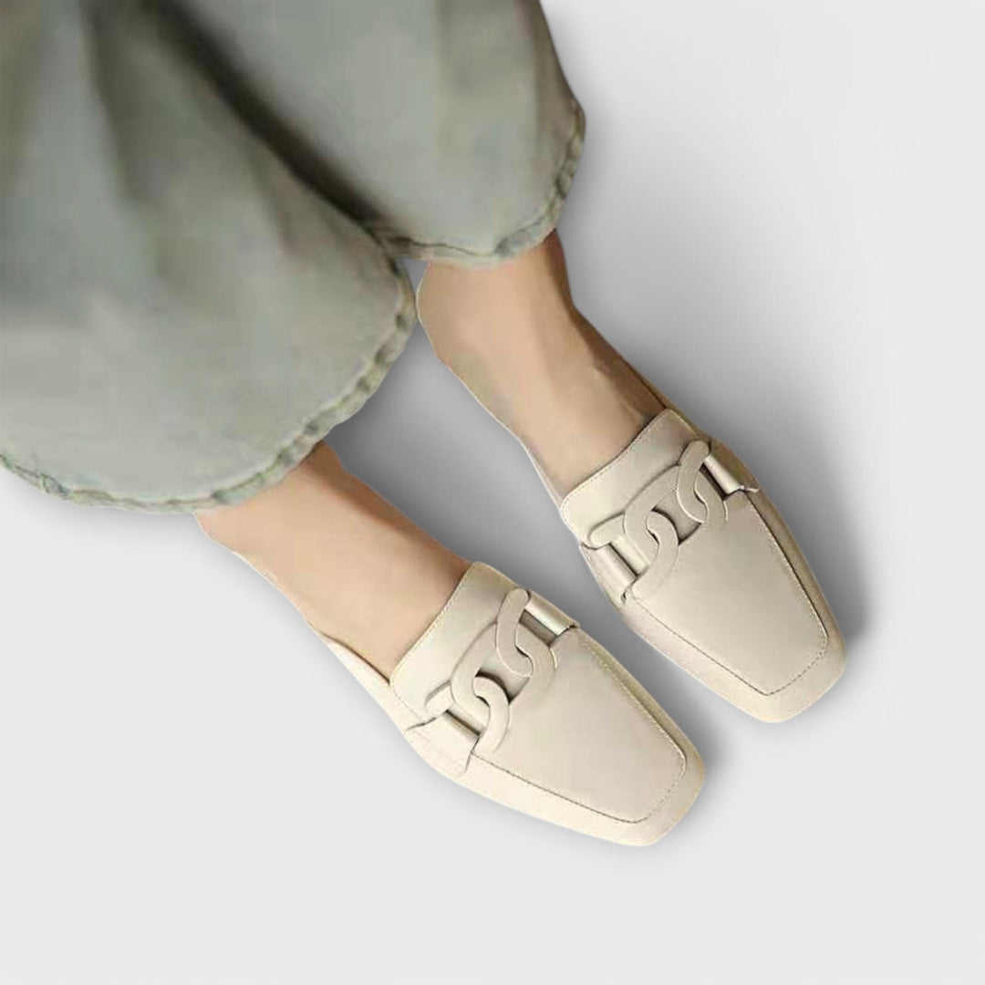 Mónica | Zapatillas de Casa de Cuero