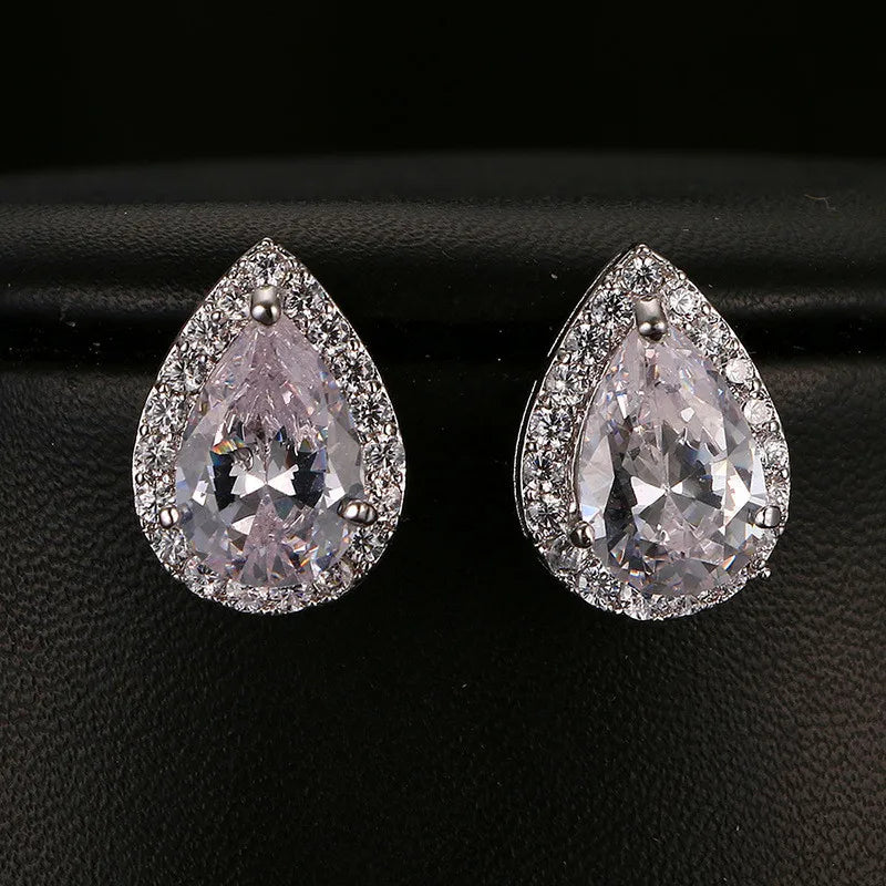 Jewelina | Colorstone Stud Earrings