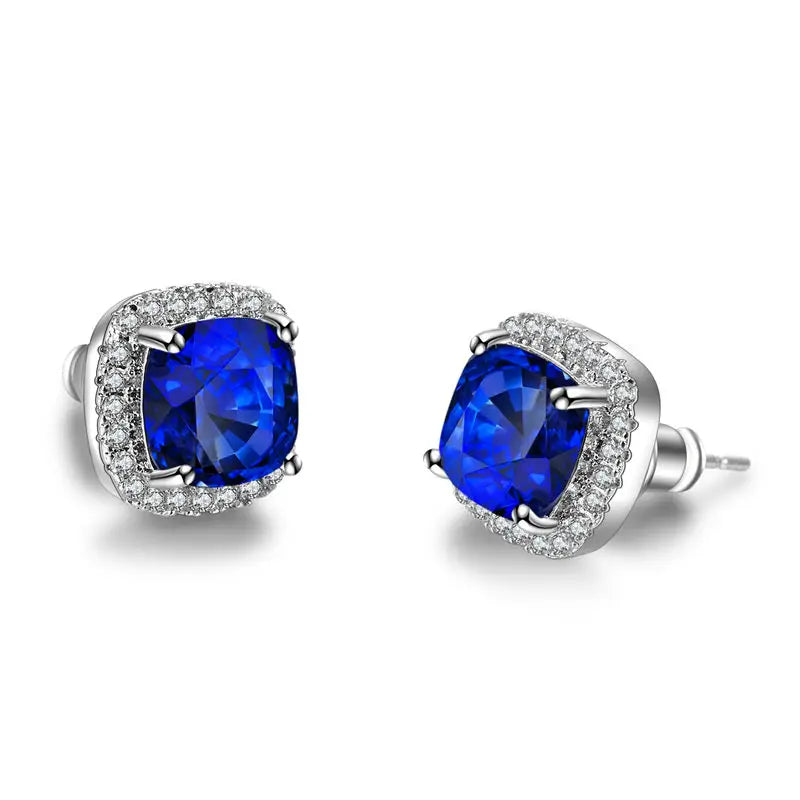 Gemma Colorstone Stud Earrings