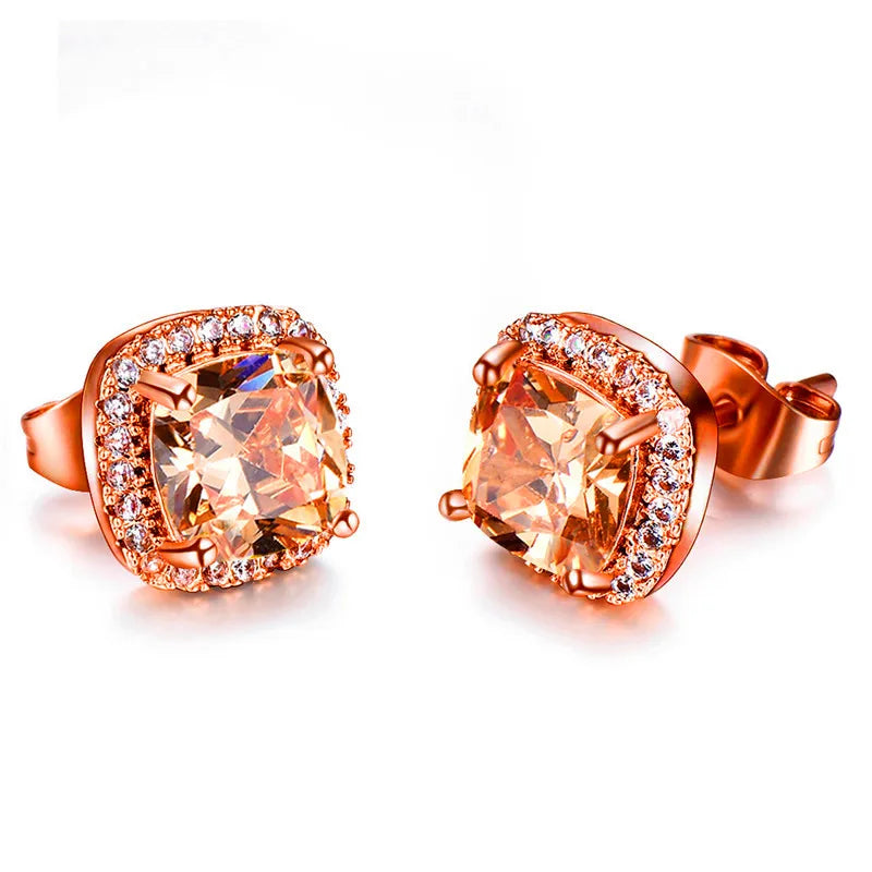 Gemelle | Multicolor Crystal Stud Earrings