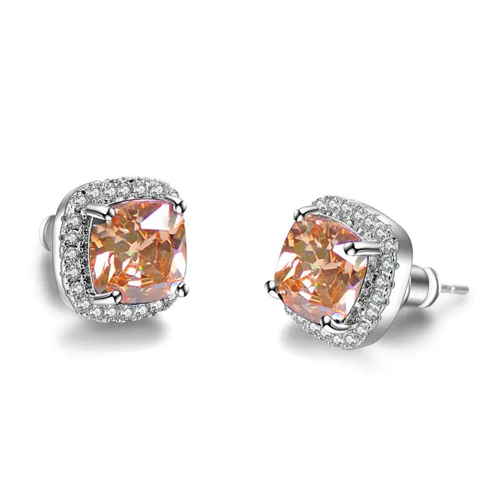 Gemma Colorstone Stud Earrings