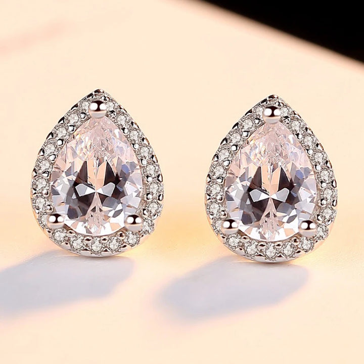 Jewelina | Colorstone Stud Earrings