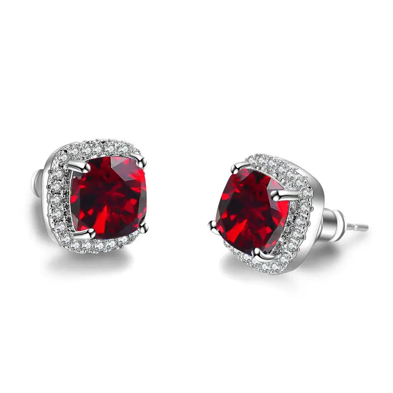 Gemelle | Multicolor Crystal Stud Earrings