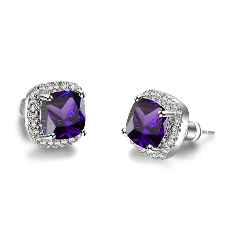Gemelle | Multicolor Crystal Stud Earrings
