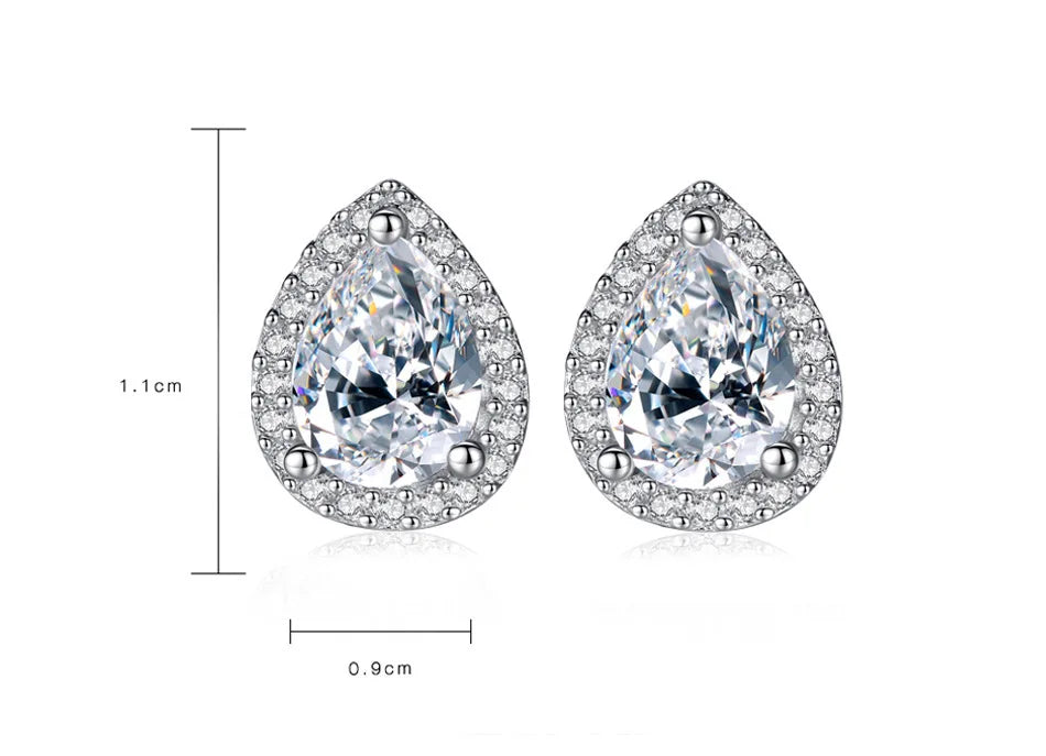 Jewelina | Colorstone Stud Earrings